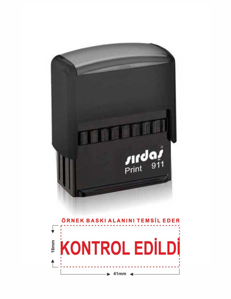 Kontrol Edildi Kaşe